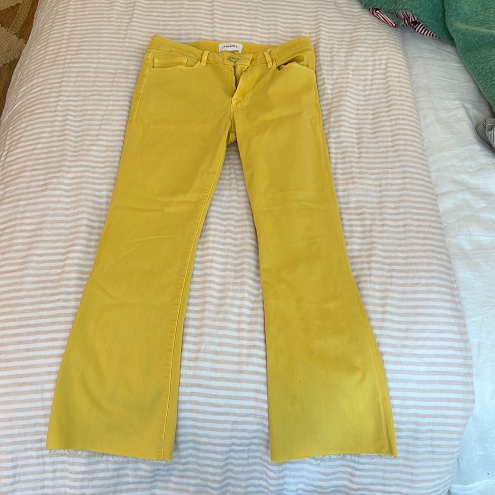 Frame Yellow jeans